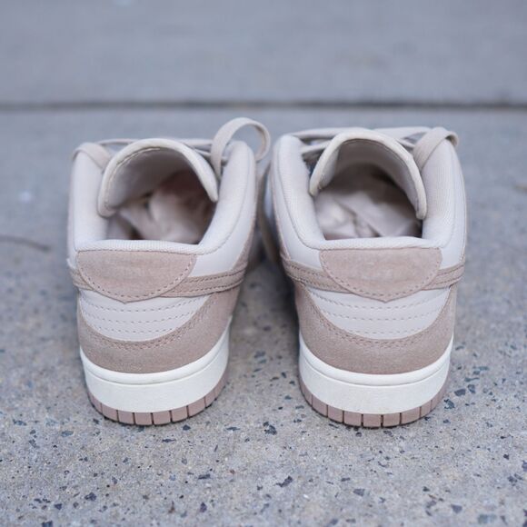 Nike Dunk Low Sandrift Hemp Sail W7 Leather Suede Beige Sneaker FD0873-126 - Picture 4 of 10
